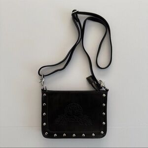 Harley Davidson Embossed Rosalita Sugar Skull Crossbody Purse Bag Hip Pouch NEW!